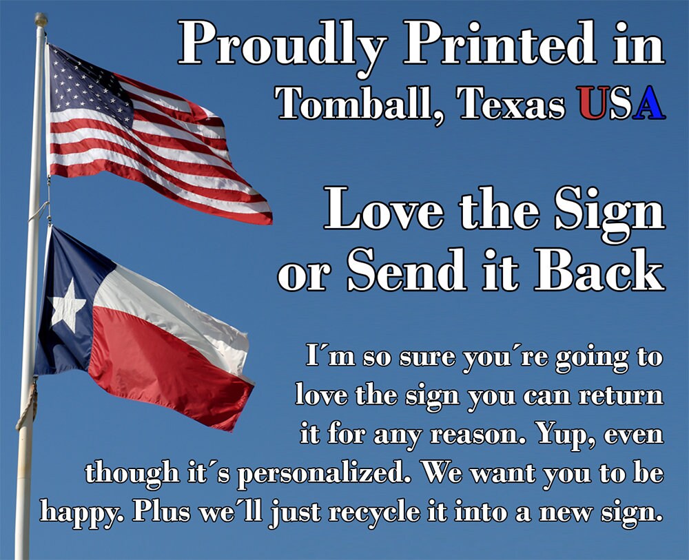 Out House - Metal Sign Lone Star Art