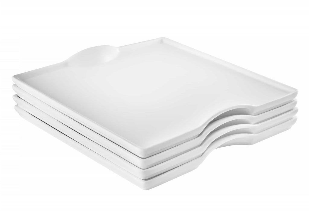 White Porcelain Dinnerware Set little white dish