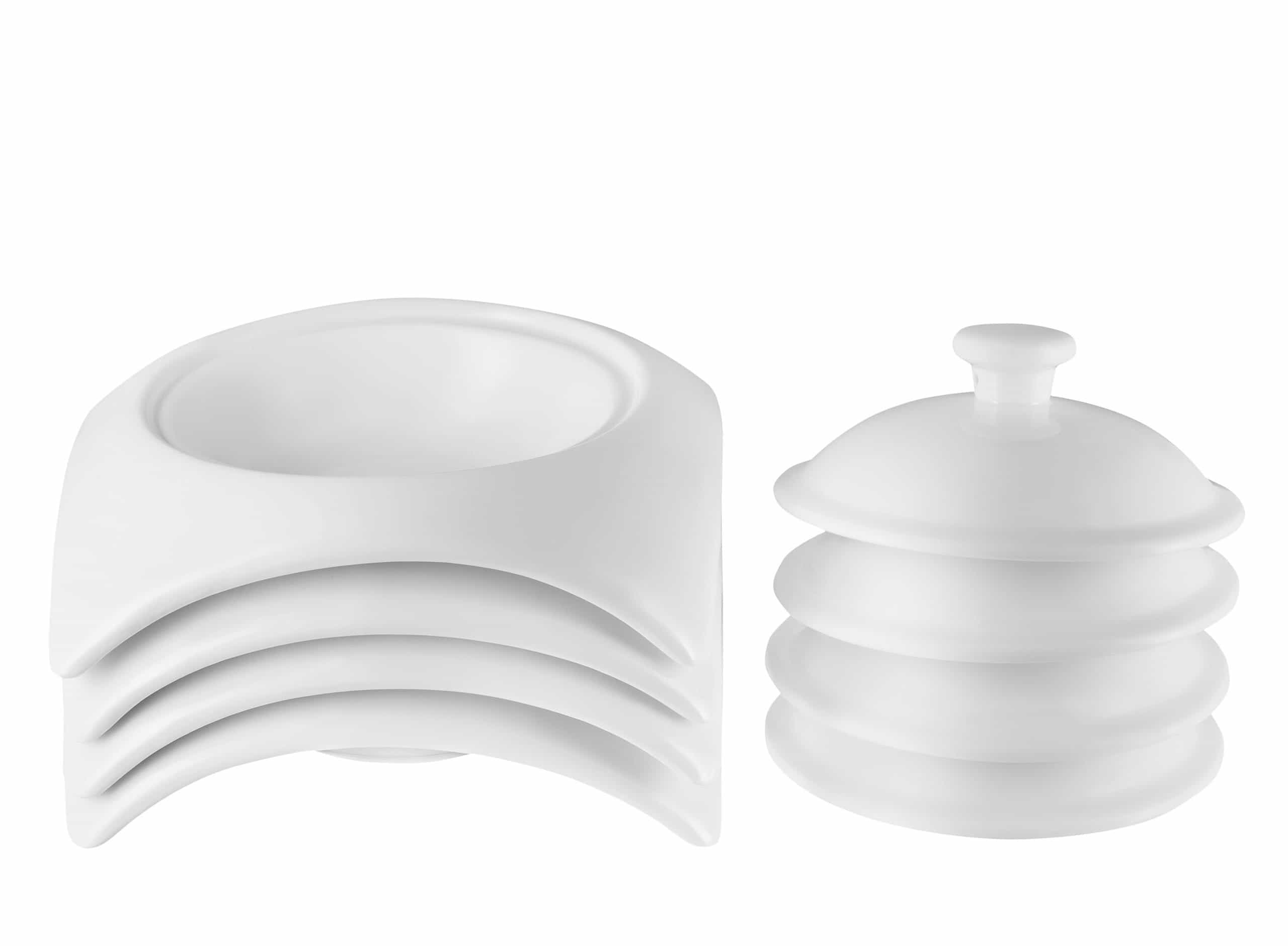 White Porcelain Dinnerware Set little white dish