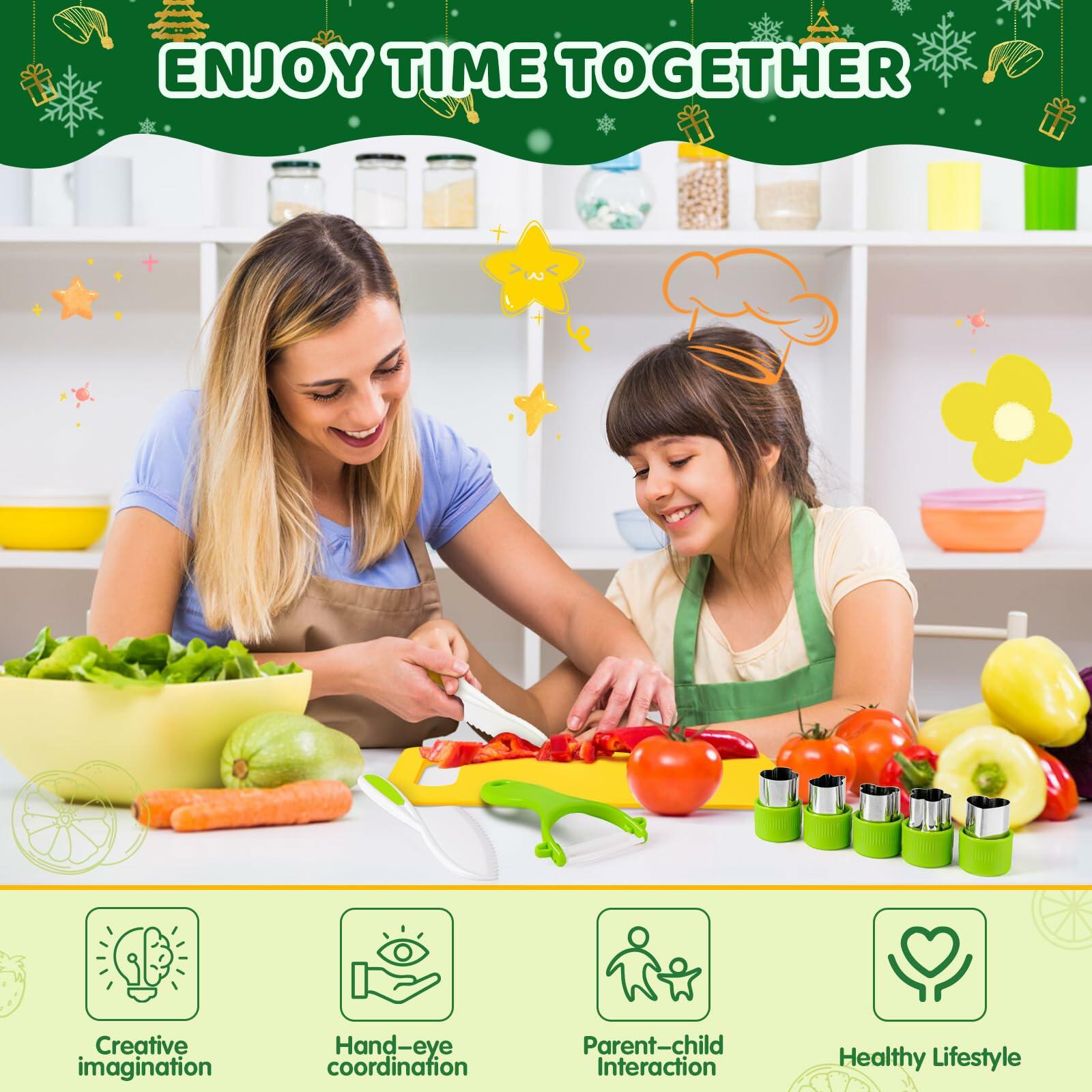 Suhctuptx 28PCS Toddler Knife set Deal US