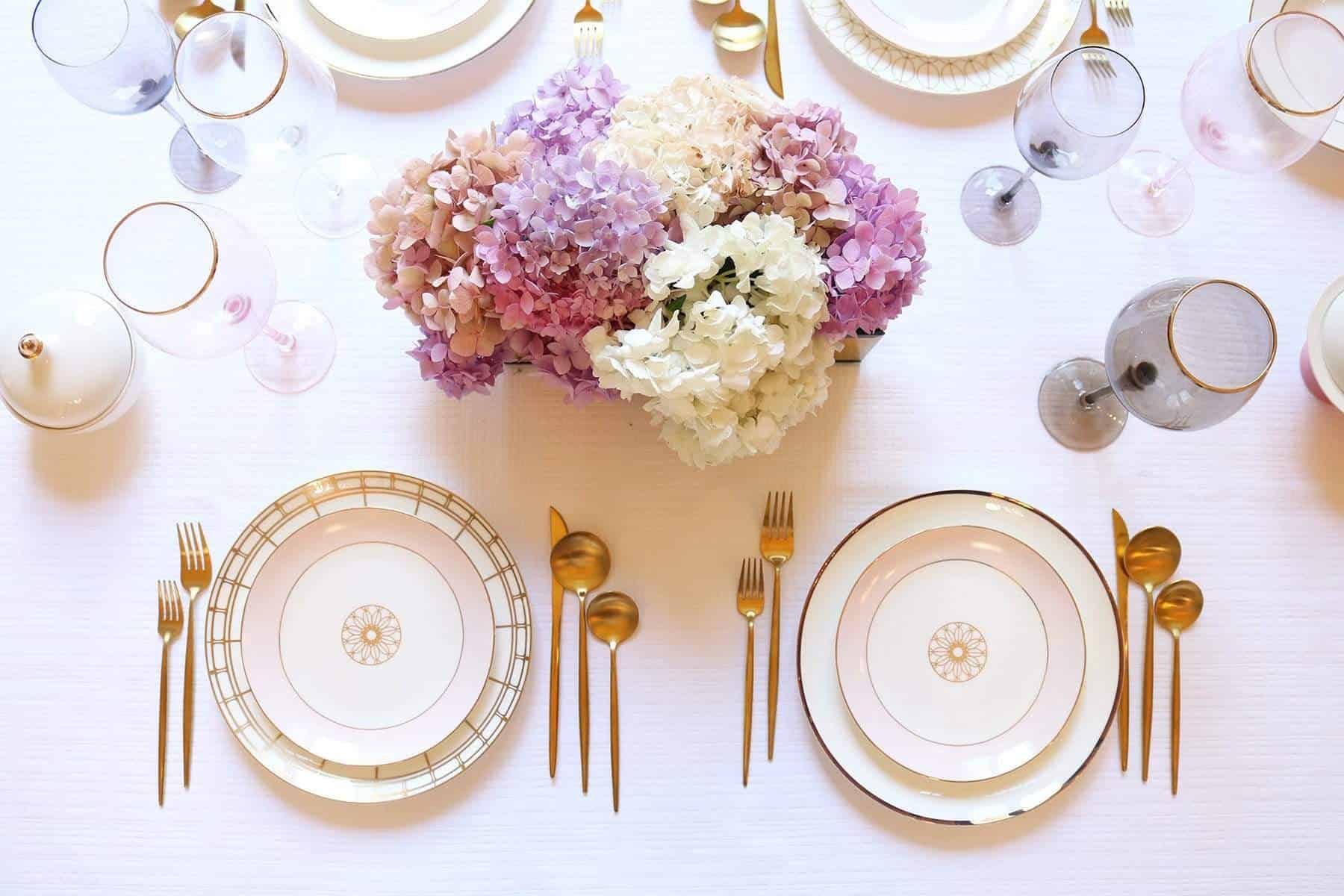Gold Izmir Dinnerware Set little white dish