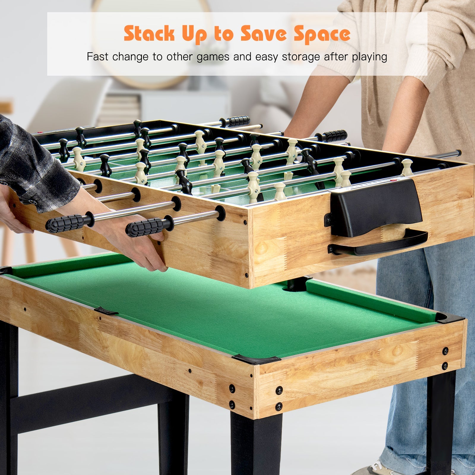 10-in-1 Multi Combo Game Table Set for Home DirectDeals