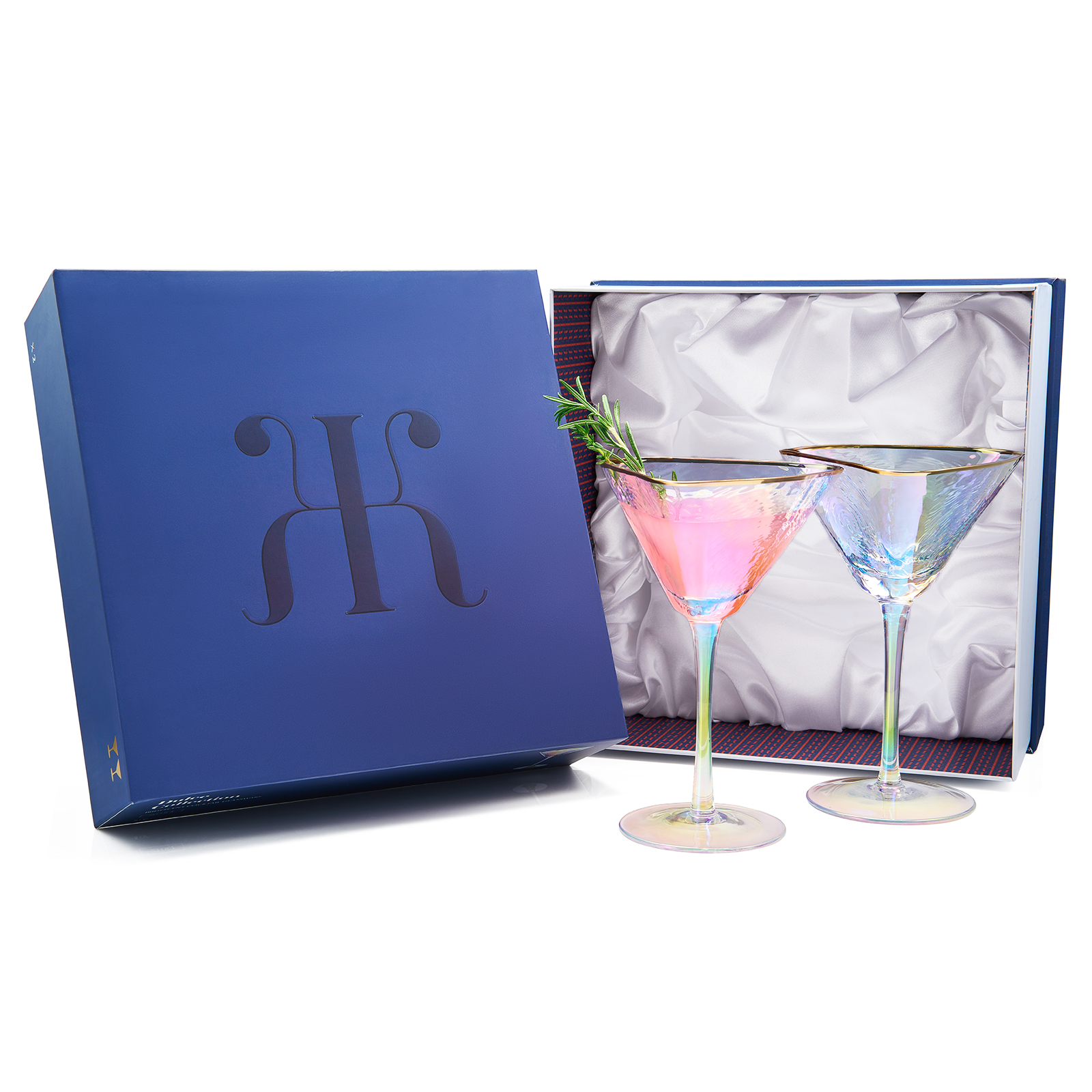 Dulce Martini Cocktail Glassware, Set of 2 Khen Site
