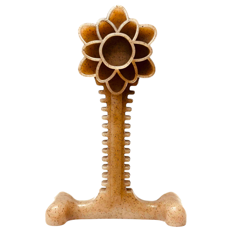 Honey Bone Dental Flower Tower - Indestructible Nylon Dog Chew Toy XL | USA SodaPup/True Dogs, LLC